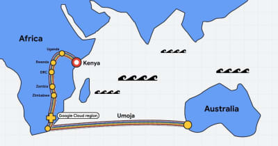 Google、アフリカとオーストラリアをつなぐ史上初の海底ケーブル