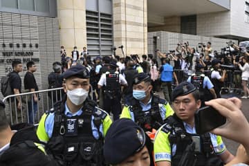 香港民主派14人に有罪判決　政権転覆共謀、予備選巡り