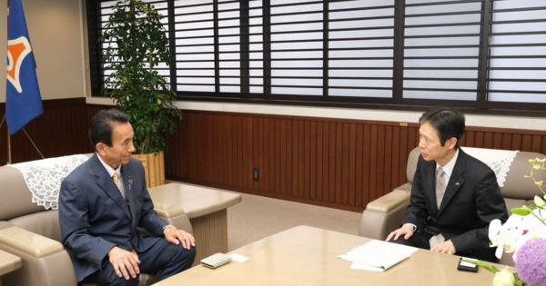 「環境との両立は堅持」　静岡県知事、JR東海社長と初めて面会