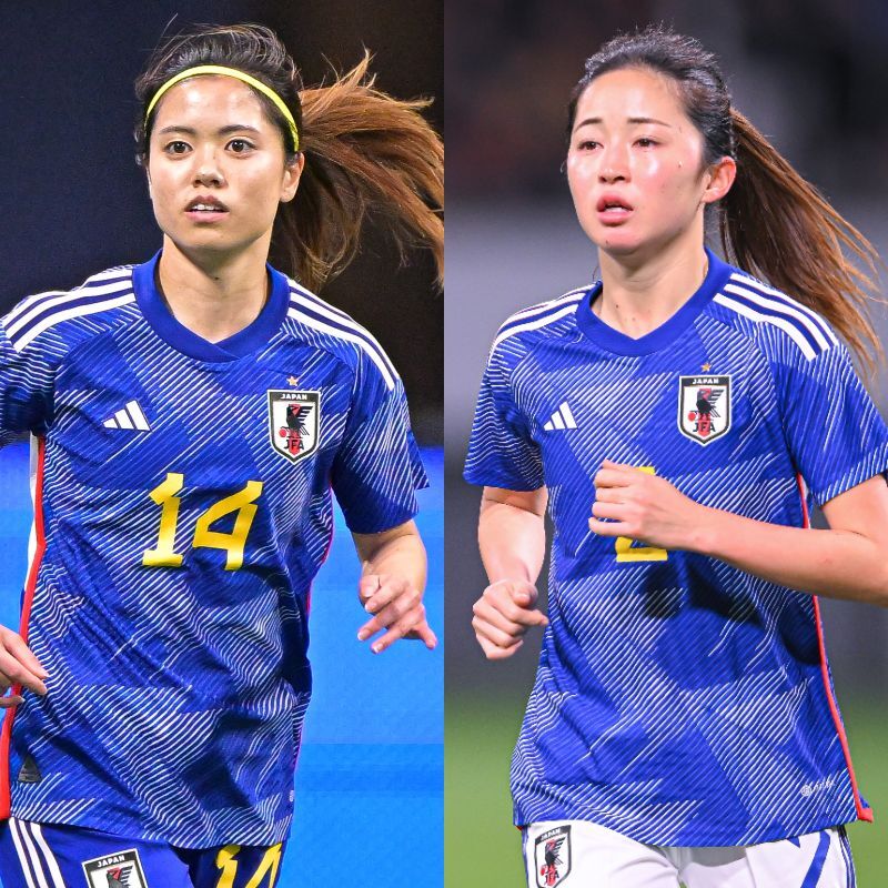 スタイルやば」なでしこ長谷川唯＆清水梨紗、山形での“浴衣姿”2