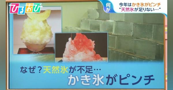 今年はかき氷がピンチ！？「天然氷」不足　値上がりも【ひるおび】