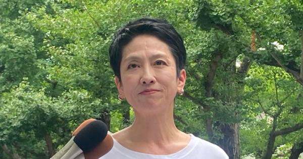 蓮舫氏、神宮外苑再開発は「都民投票で声を聞く」新たな公約を発表。実施されれば都政初