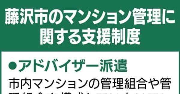 専門家の無料派遣など マンション管理を市が支援　藤沢市