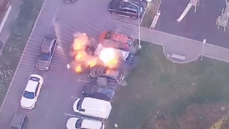 モスクワで自動車爆発、ロ軍情報機関職員が負傷＝現地紙