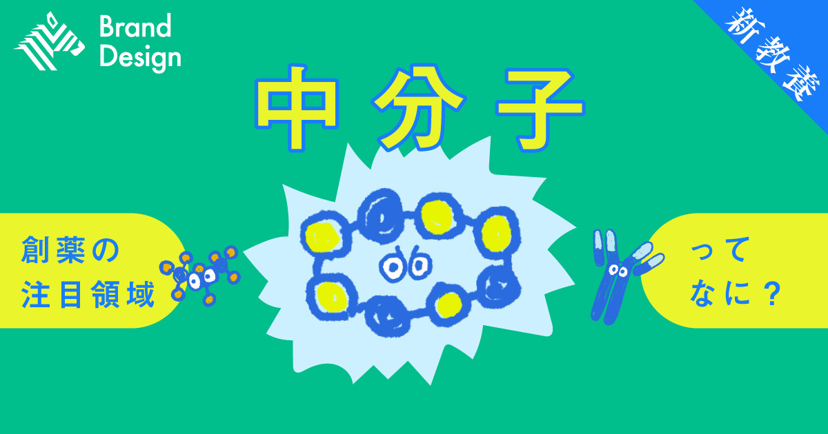 30年間で一つしか薬が生まれていない、中分子医薬品に世界中が挑む理由