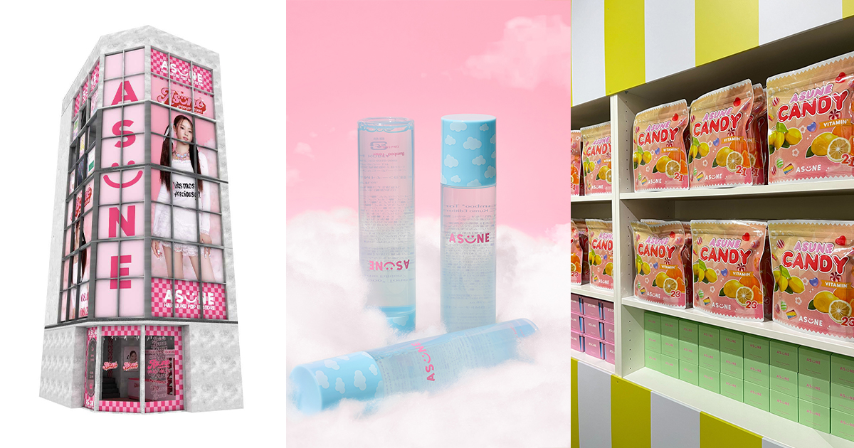 中町綾のコスメブランド「アスネ」が原宿に期間限定ストアをオープン