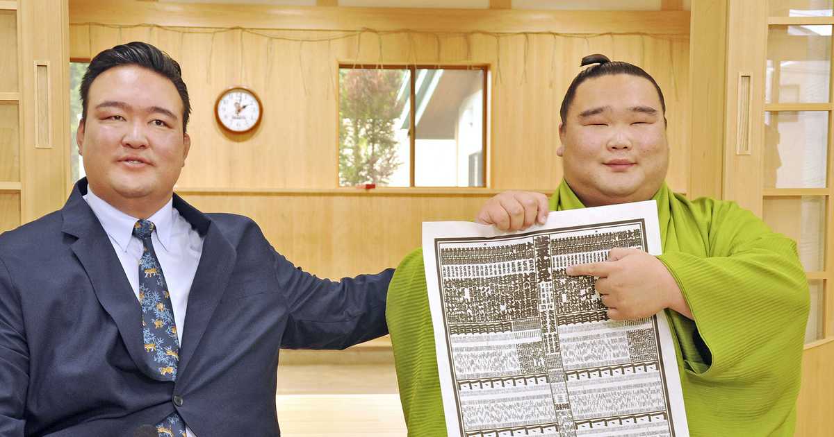 「いずれ大の里と優勝決定戦を」新入幕の白熊、弟弟子に「1日でも早く追い付く」 (産経ニュース)