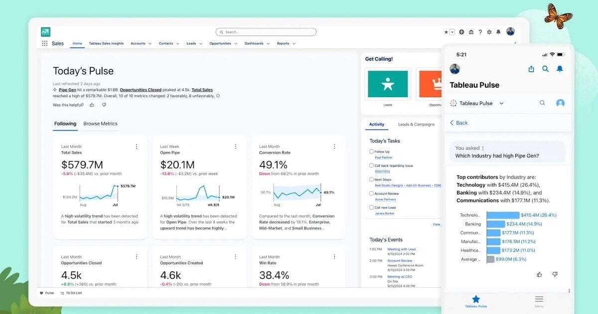 Salesforce、AIインサイトでデータ主導の意思決定を支援「Pulse for Salesforce」 (TECH+)