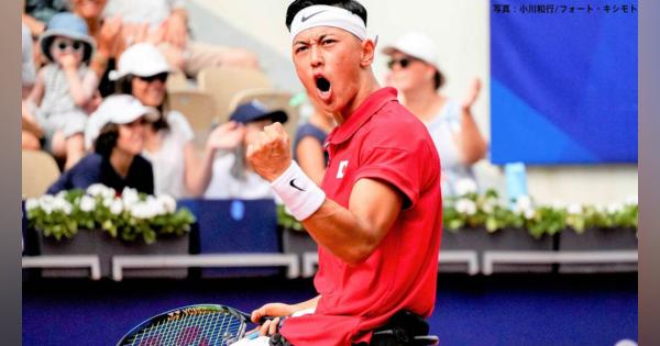 車いすテニス小田凱人 シングルスで初の金メダル！世界1位撃破し史上最年少での快挙達成【パリパラリンピック】