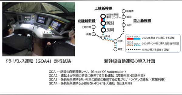 JR東、新幹線に「運転士なしの自動運転」世界初導入へ　2029年度、上越新幹線から