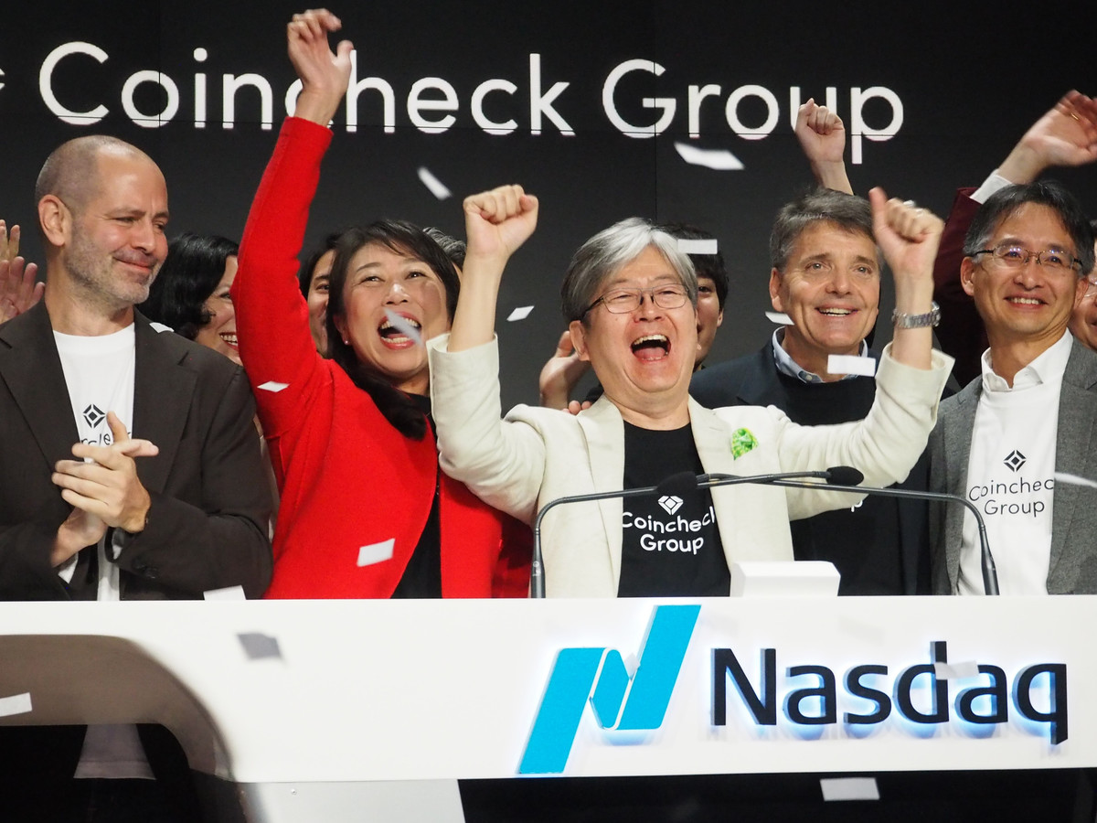 コインチェック、米ナスダックに日本の暗号資産交換業で初上場 調達資金で他社買収にも意欲