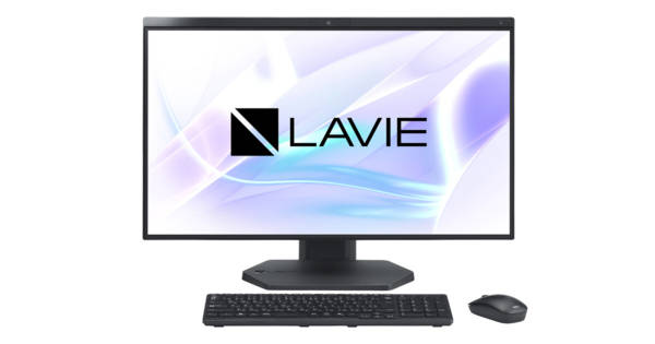 NEC「LAVIE」、HDMI入力ポートを備えたスリムな27インチ液晶一体型PC
