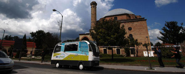 ギリシャ・トリカラ市が挑戦した無人の自動運転バスプロジェクト