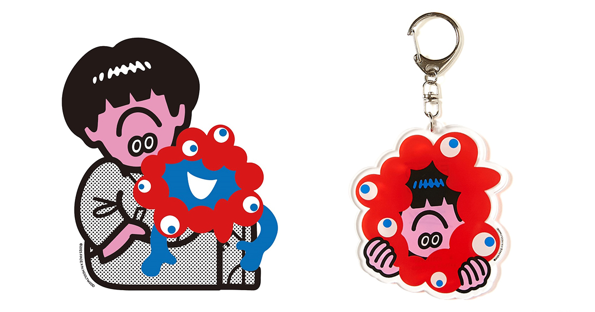 N.ハリウッド× ミャクミャク×フェイスオカ アクリルキーホルダー N.ハリウッドとフェイス オカによる大阪・関西万博限定