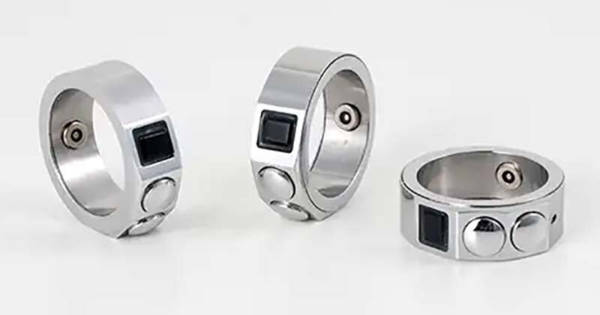 美品 RING MOUSE リングマウス チタン チタニウム製／ステンレス製が選べる指輪型マウス「Ring Mouse