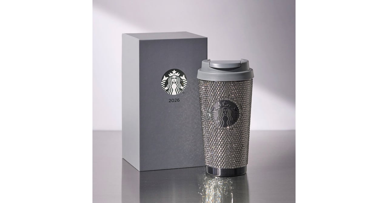 スタバ福袋2026が発表 グレーのラインストーンで全体を装飾したタンブラーを1000個限定で用意 (FASHIONSNAP (ファッションスナップ  ドットコム))