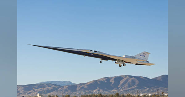 NASA、静かな超音速機「X-59 」が初飛行。商用化へ大きな一歩 (WIRED.jp)