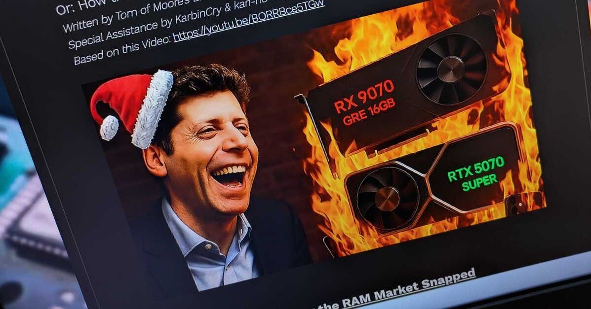 メモリ高騰、“真犯人はサム・アルトマンCEO”説は真実か？ 「40％を