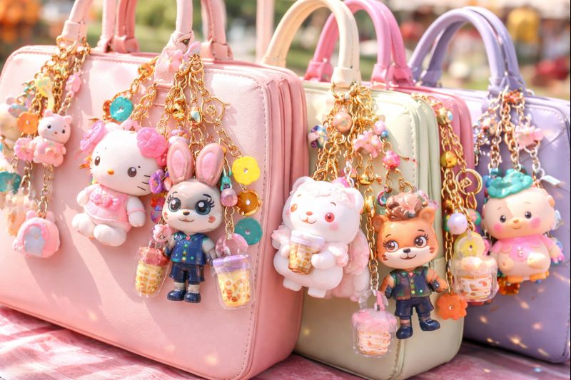 さらセール中様　バッグチャーム 中国Z世代がハマるバッグチャーム 個性と共感を可視化する小物消費