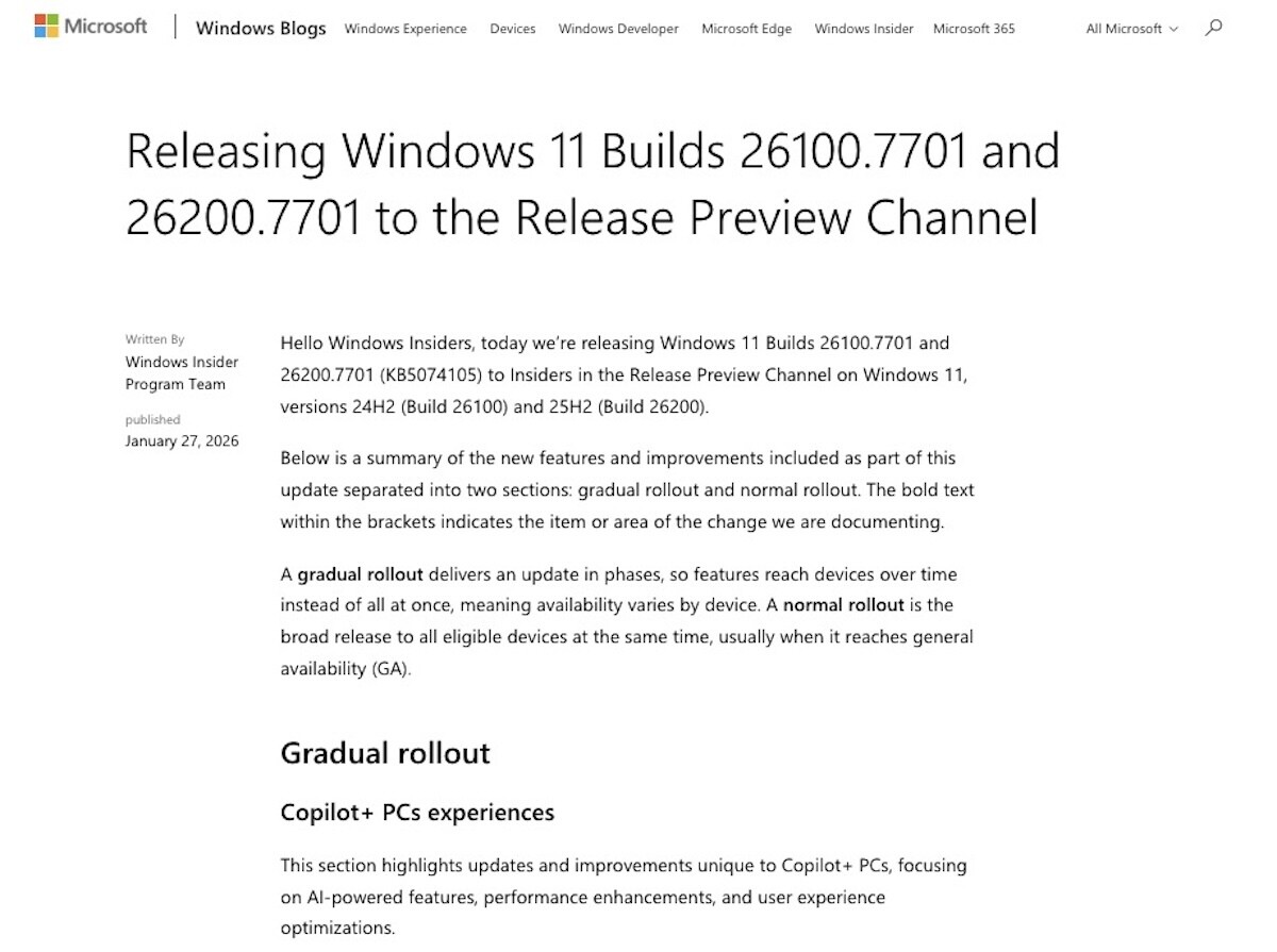 Windows 11、多数の新機能を備えた最新のリリースプレビュー版登場 (TECH+)