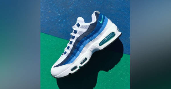 ナイキ『エアマックス95』青グラデ発売決定 「atmos」で抽選応募開始 2
