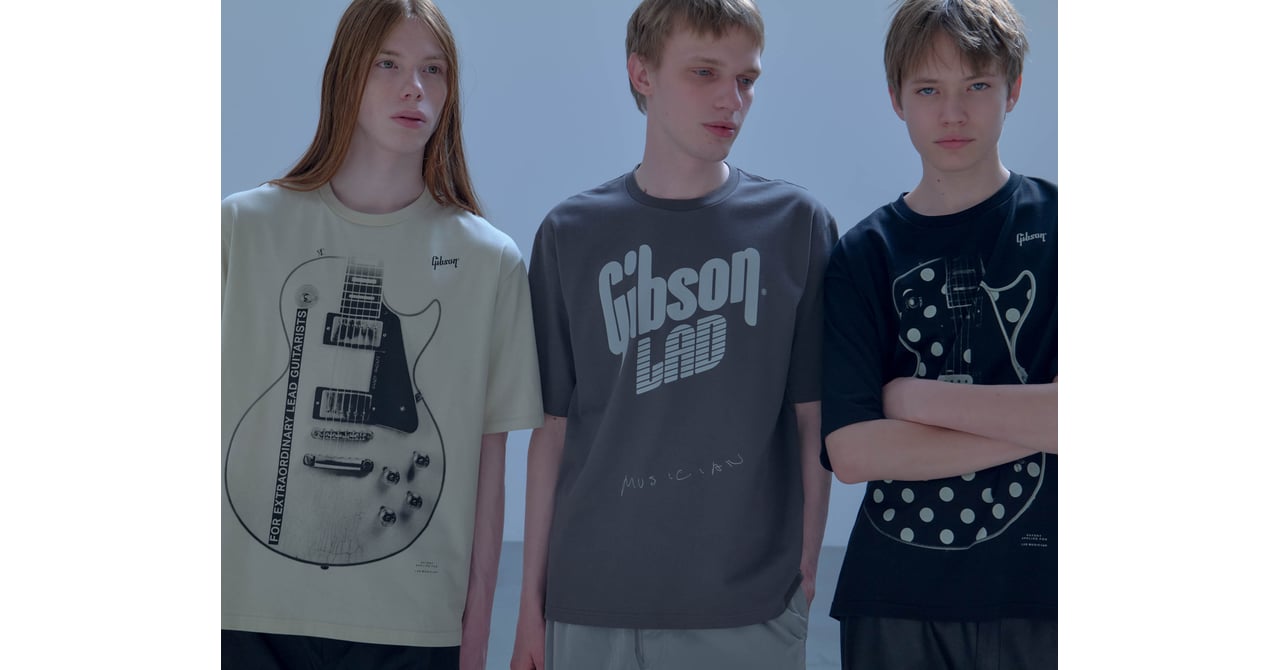 ラッド ミュージシャンがGibsonと初コラボ Tシャツやピック型