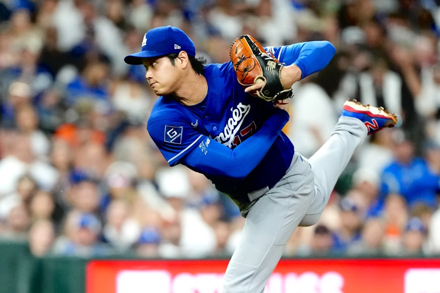 投手・大谷翔平の「音すごくない？」 “貴重アングル”に震撼…迫り来る