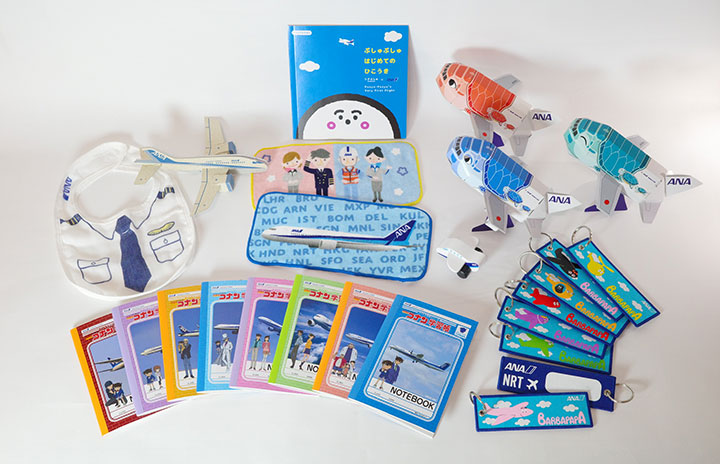 ANA、子供向け機内おもちゃ刷新 コナン学習帳やバーバパパのフライト