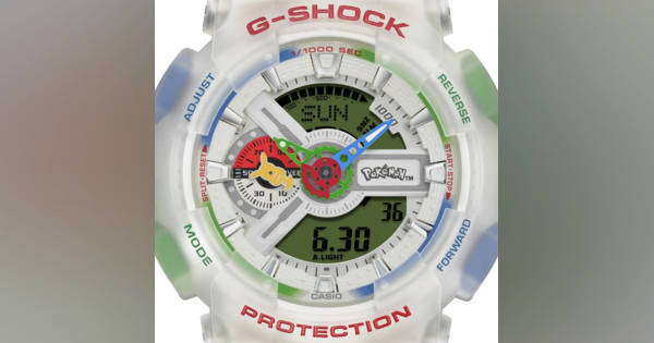 G-SHOCK」×「ポケモン」30周年モデル誕生 ピカチュウやミュウも腕元に