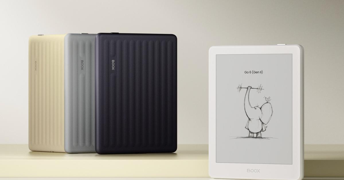 電子ペーパータブレット「BOOX Go6 Gen2」。スタイラス対応だけどペン