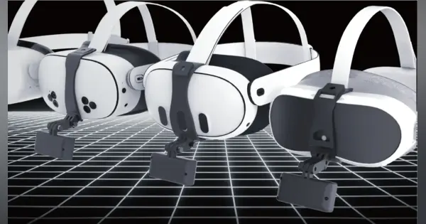 VRヘッドセットに外付けするフェイシャルトラッカー「NARE FACIAL