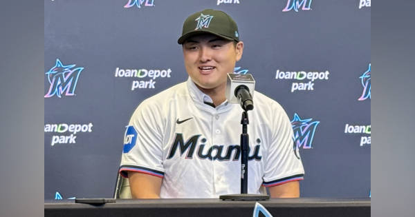 佐々木麟太郎、英語で入団会見 通訳を介さず流暢に回答「次はスペイン