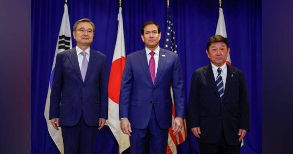 日米韓外相がNYで会談、台湾支持を表明 米中首脳会談控え共同声明