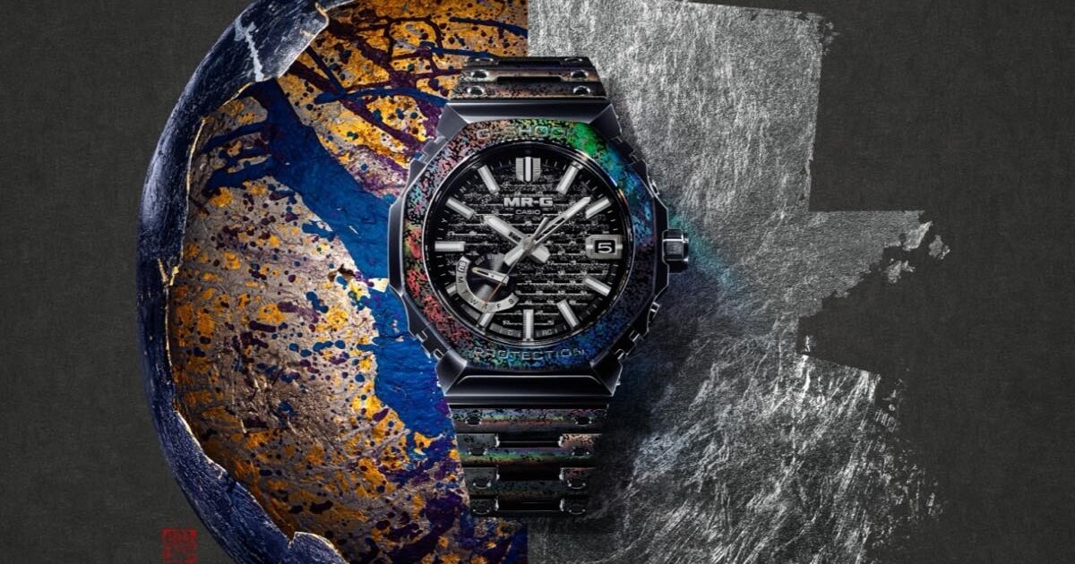 G-SHOCK、プラチナ箔で文字板を彩る「MR-G」30周年モデル - 世界限定