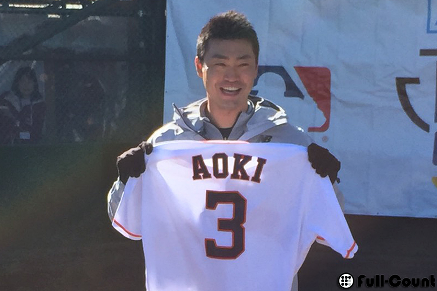 アストロズ青木、松井稼頭央の背番号「3」を継承！「いい番号もらった」