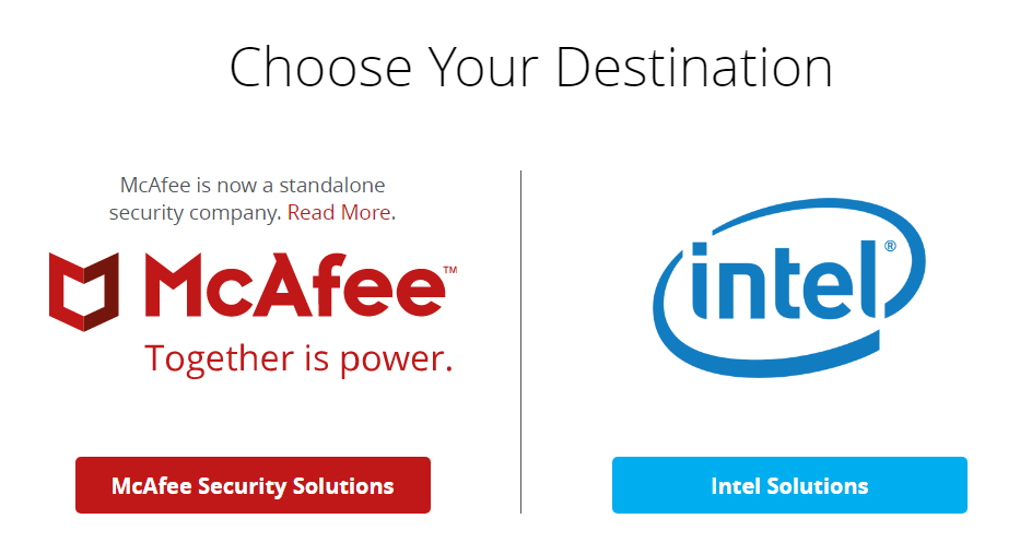 Intel Security、セキュリティ企業McAfeeとしてスピンオフ
