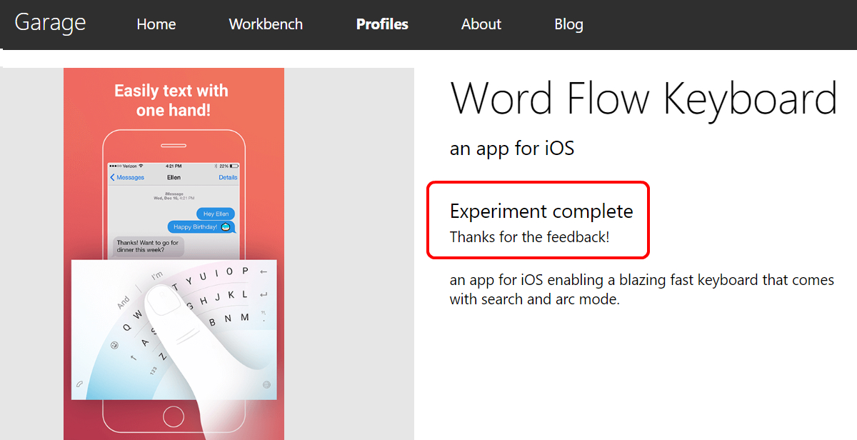 Microsoft、iOS版キーボードアプリ「Word Flow」が突然終了に