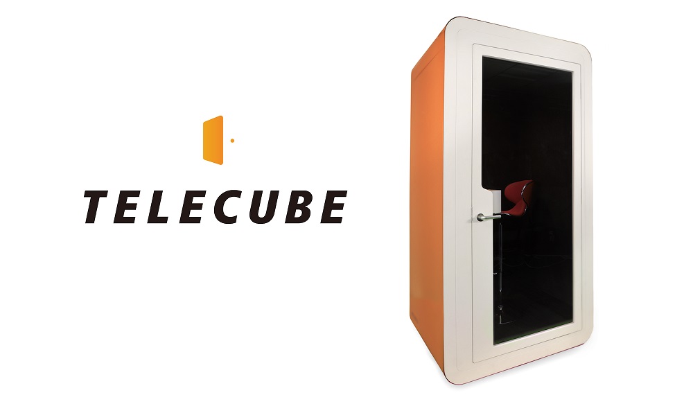 電話ボックス型“テレワーク個室”「テレキューブ」登場　ブイキューブとレノボが開発