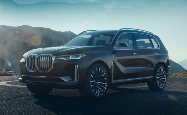 【フランクフルトモーターショー2017】BMW コンセプト X7 公開予定…電動フルサイズSUV