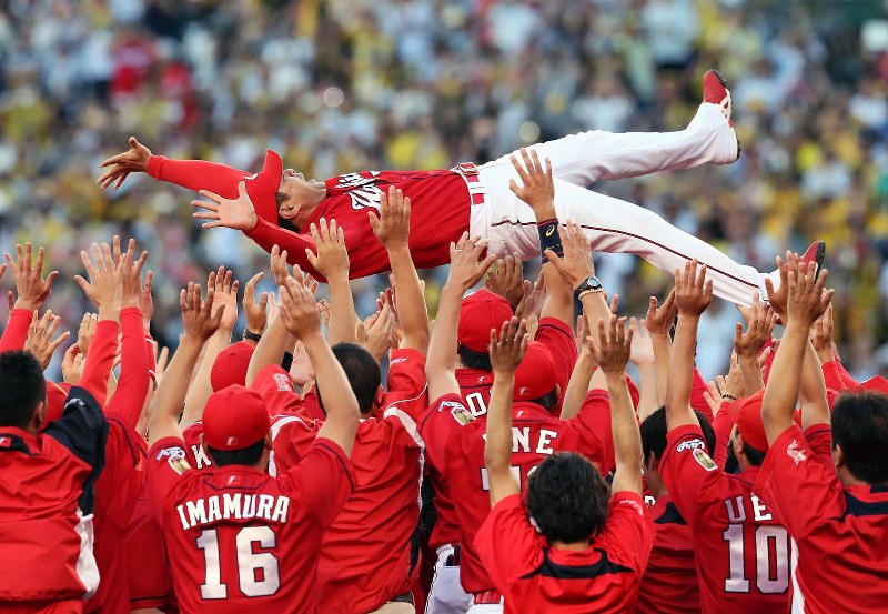 プロ野球：広島　２度目のセ・リーグ連覇