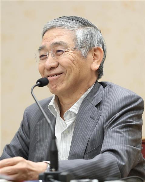 金融緩和「粘り強く推進」　日銀の黒田総裁、関西財界との懇談会で表明