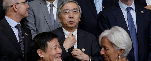 黒田日銀総裁、「強力な金融緩和継続」とＧ２０で説明