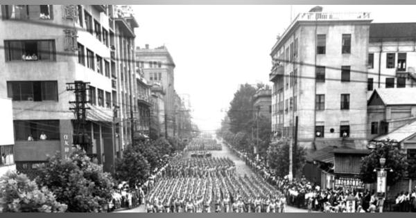 ＜あのころ＞進駐軍が有楽町をパレード　米独立記念日祝い