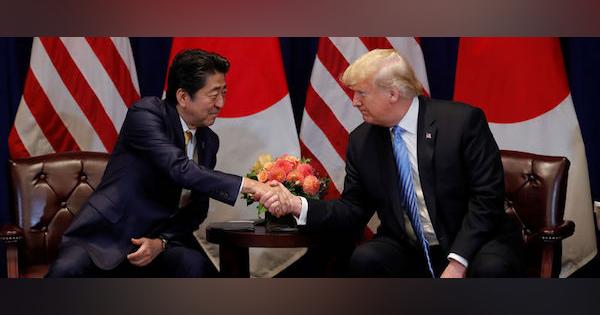 トランプ大統領「日米が通商協議開始で合意」、安倍首相と会談
