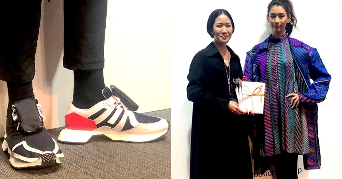 Ykkファスニングアワード グランプリは名古屋モード学園の伊藤香苗さんとヒコ みづのの土方春稀さん 細川悠眞さん