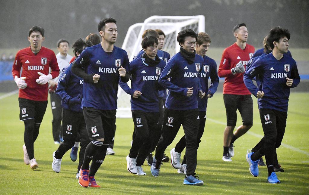 サッカー日本代表 大分で合宿開始 攻撃で成熟図る