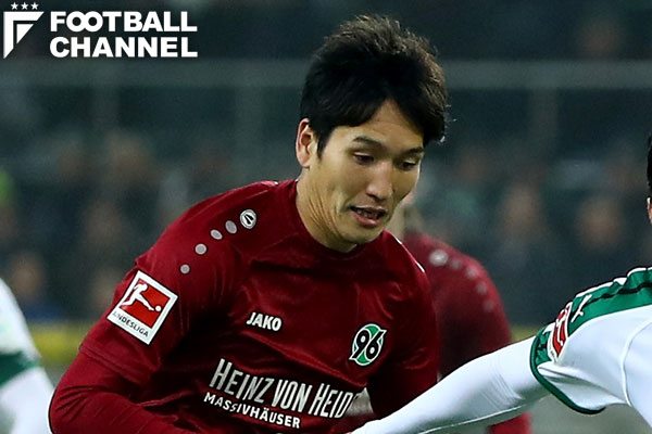 原口元気 ブンデス通算100試合目はチーム最低評価 全く試合に関与できず