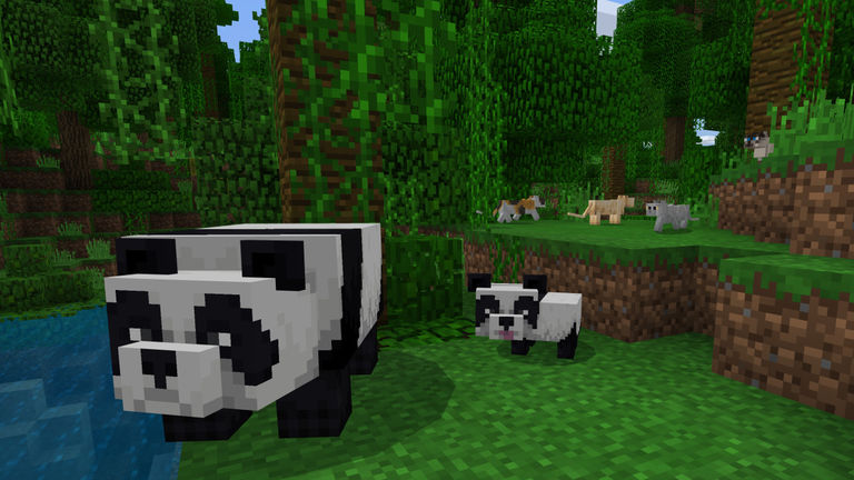 マインクラフトで竹を植えて本物のパンダ保護 Wwfに10万ドル寄付