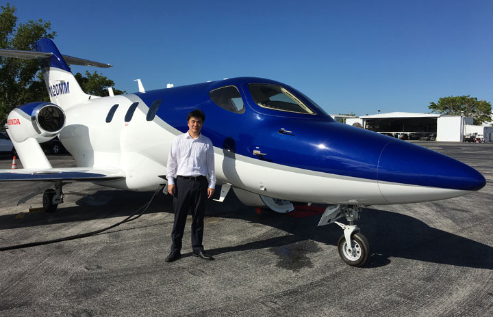 Aviation Wire 越島パイロットがホンダジェット日本導入支援