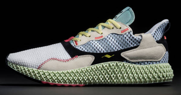 1989年発売のスニーカーに3Dプリンターソールを搭載した“ZX 4000